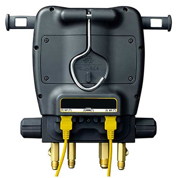 4-vejs, trdls Manometer-/Vakuummetermanifolds st-Fuld Bluetooth