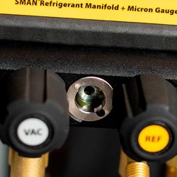 4-vejs, trdls Manometer-/Vakuummetermanifolds st-Fuld Bluetooth