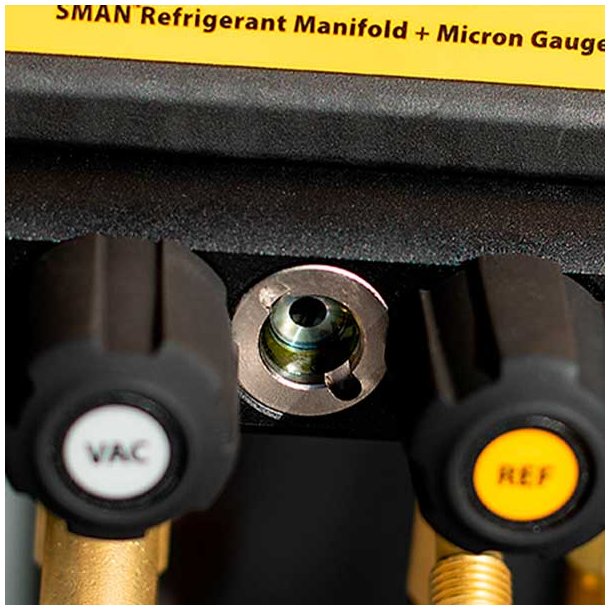 4-vejs, trdls Manometer-/Vakuummetermanifolds st-Fuld Bluetooth