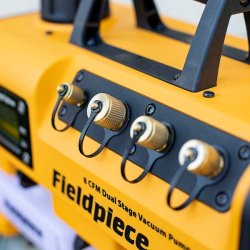 Elektronisk vakuumpumpe, 2 pa, 169 l/min, godkendt til R32