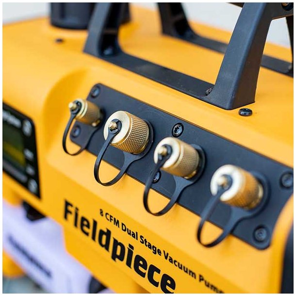 Elektronisk vakuumpumpe, 2 pa, 169 l/min, godkendt til R32