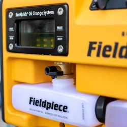 Elektronisk vakuumpumpe, 2 pa, 169 l/min, godkendt til R32