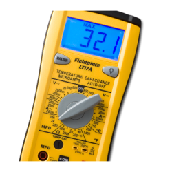 Digitalt multimeter, sand RMS, temp, baggrundslys