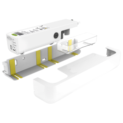 REFCO GOBI II kondenspumpe med en kapacitet p op til 42 l/t. Montering under indedel