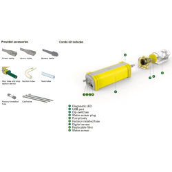 REFCO COMBI kondenspumpe med en kapacitet p op til 42 l/t