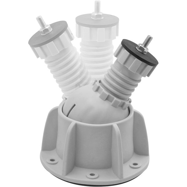 Steady - Justrbare fod til varmepumpens udedel, 1 stk op til 1500 kg