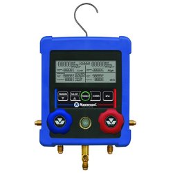 Digital manifold, 2-vejs, m. 2 temperatur klemmef�lere i kasse.