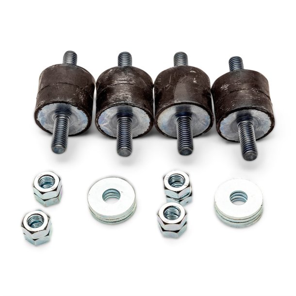 Vibrationsdmper, 10-15 kg - 25 x 30 mm - 8 mm gevind - bld