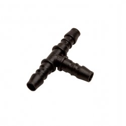 T-stykke, 3 x nippel til 6 mm slange, 5 stk.