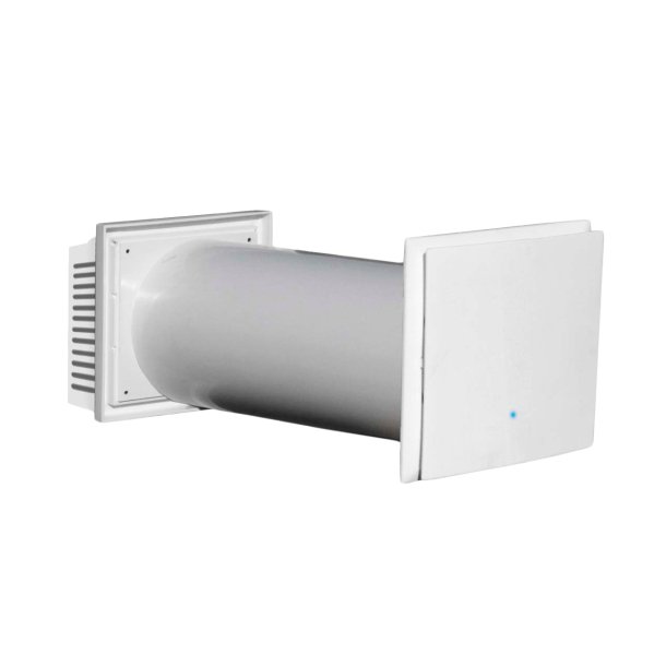 Vgmonteret ventilationsanlg med varmegenvinding, type RECO 100 WI