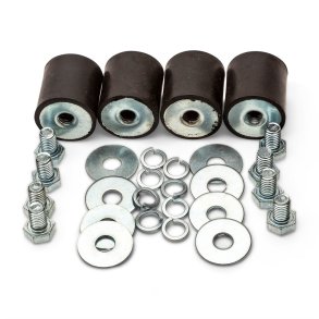 Vibrationsdmper, 10-15 kg - 30 x 30 mm - hrd