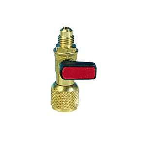 Ventil for forbindelse mellem R290 (370 g) beholder og slange