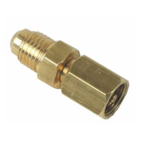 Flaskeadapter lige, 1/4