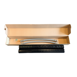 Flexr&oslash;r 750x28mm 1" med kraftig sort UV bestandig isolering