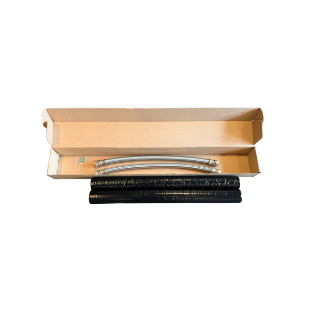 Flexr&oslash;r 750x28mm 1" med kraftig sort UV bestandig isolering