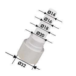 Tilslutningsadapter til kondensrrssystemer - gr