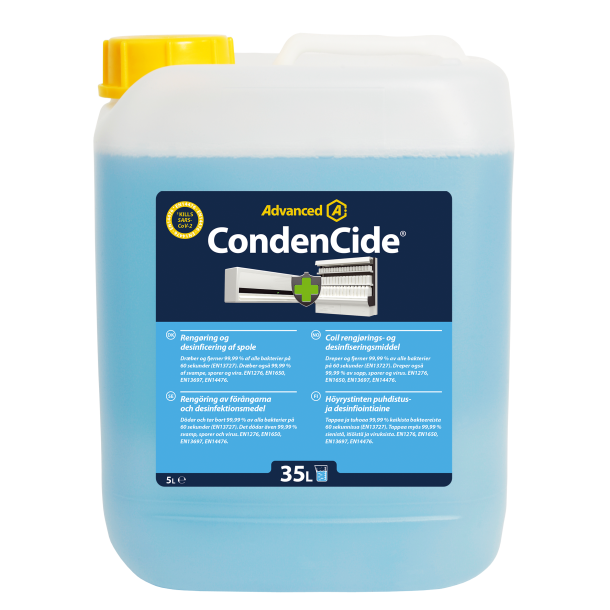 CondenCide, rengring og desinfektion af fordampere, koncentreret, 5 L