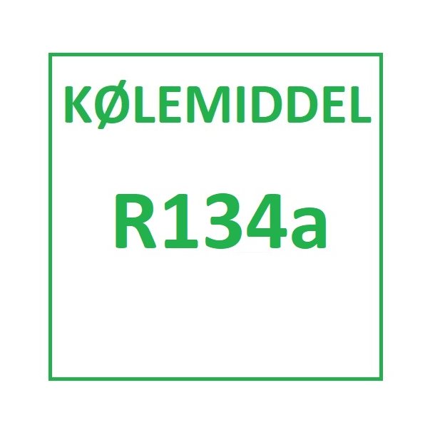 R134a klemiddel pr. kg