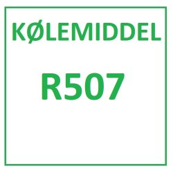 R507 k&oslash;lemiddel pr. kg RENSET der skal betales KMO og punktafgift