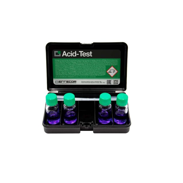 Syretest til kleanlg, A/C enhed m.fl. Kasse til test af 4 anlg