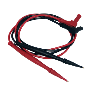 Testledninger med isolerede testpinde.