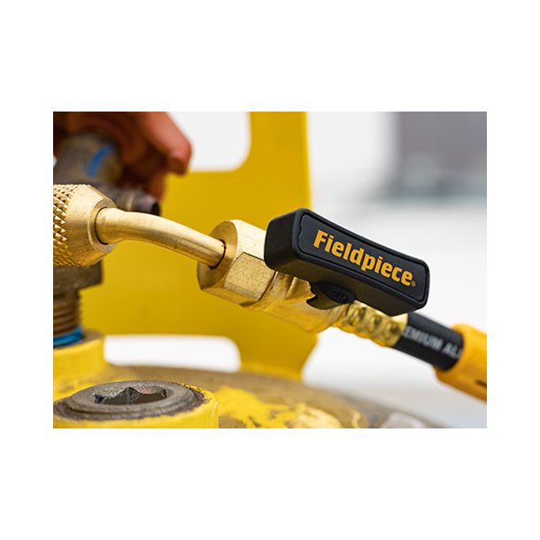 Fyldeslanges&aelig;t 3 farveklips, med kugleventil, 1/4"-1/4", 1,5 m