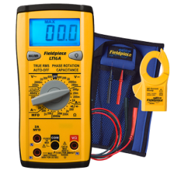 Digitalt multimeter, sand RMS, temp, baggrundslys