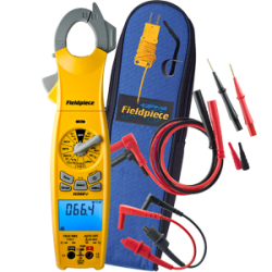 Kompakt tangamperemeter, sand RMS, med drejelig tang, trdls