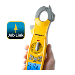 Kompakt tangamperemeter, sand RMS, med drejelig tang, trdls