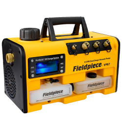 Elektronisk vakuumpumpe, 2 pa, 169 l/min, godkendt til R32