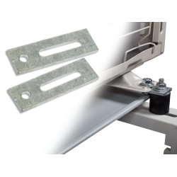 Drypbakke, Pancake-forlngere, 2 stk., varmgalvaniserede