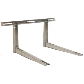 Vgkonsol med libelle, varmgalvaniseret, justerbar p skinne