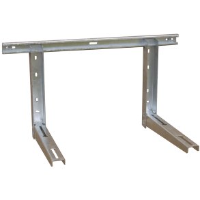Vgkonsol, varmgalvaniseret, justerbar p skinne