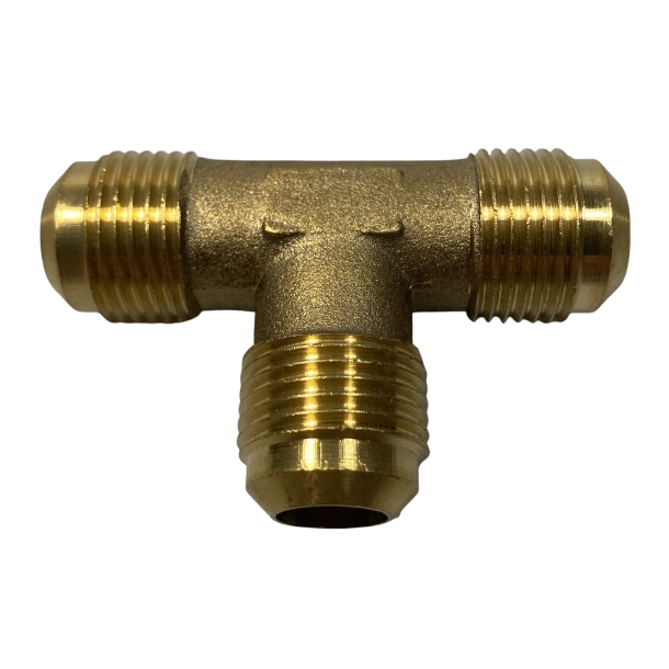 T-stykke med 3 x 1/2" kravetilslutning