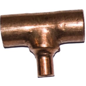 Lodde T-stykke, med reduktion, 5/8