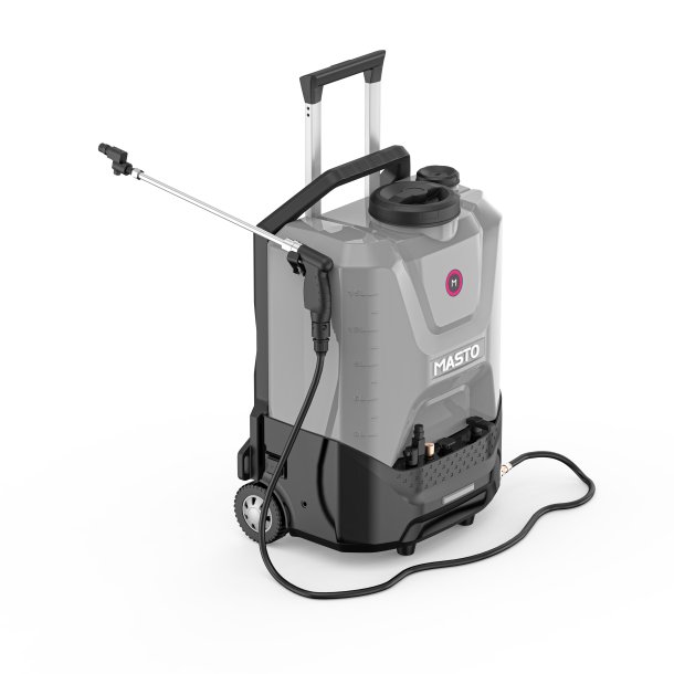 Rengringsmaskine, m/5 m slange, pistol m/8 funktioner