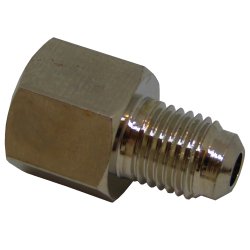 Adapter til Nitrogen Test S&aelig;t, 1/4" NPT F - 1/4" FL M