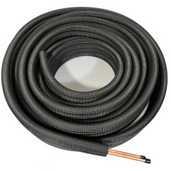 QsanTec, MTD-2320-K, Sort isoleret dobbeltrr, 1/4" - 3/8", 20 m