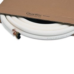 QsanTec, MTD-2305-F, isoleret dobbeltr&oslash;r, 1/4" - 3/8", 5 m, m. krave &amp; oml&oslash;ber