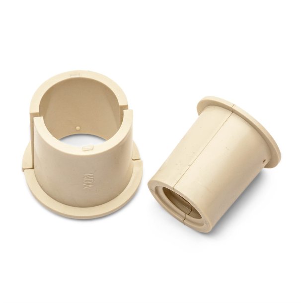 Muffe ml. fleksible kondensrr (14/16 mm) og stive kondensrr