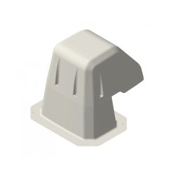 Taggennemfring, 250 x 125 mm med indvendig beskyttelseskant