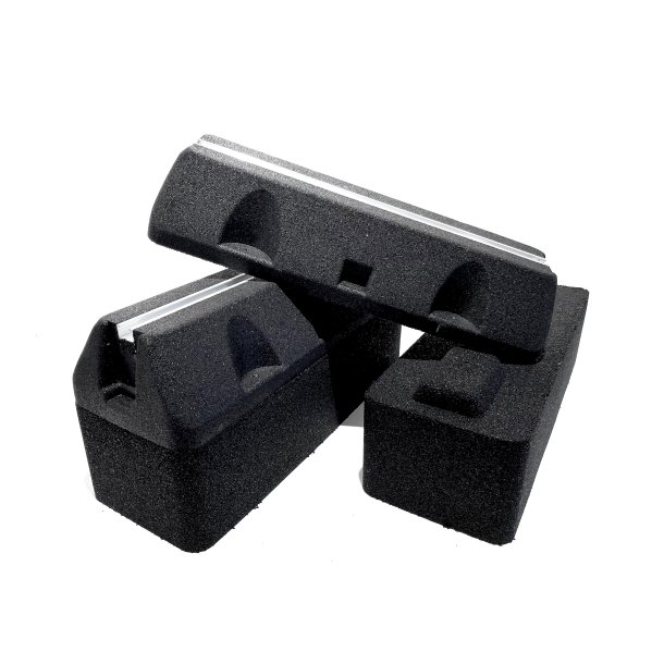 Montageblok forh&oslash;jer s&aelig;t, ekstremt vibrationsd&aelig;mpende, L=450 mm