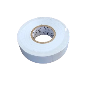 El-tape, hvid, 19x0,2mm - 20m