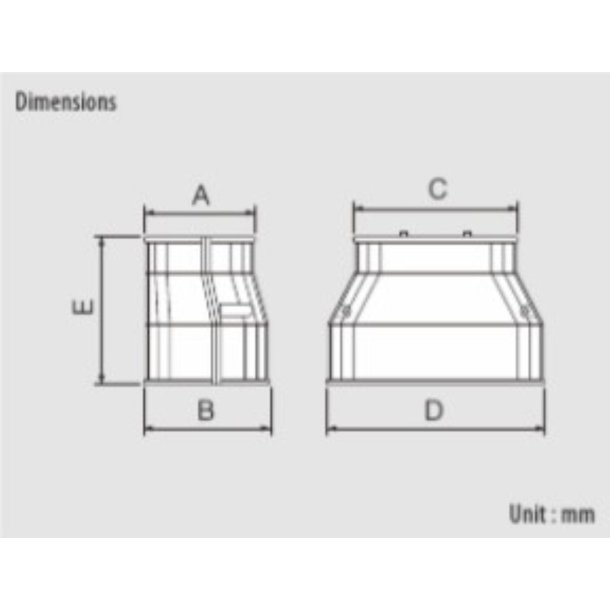 Inaba, reduktion fra 100 - 77 kanal, hvid