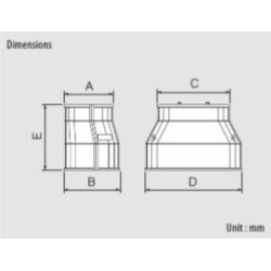 Inaba, reduktion fra 100 - 77 kanal, beige