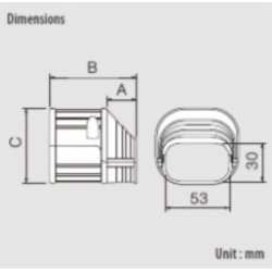 Inaba, SEN-100, endeafslutning, hvid