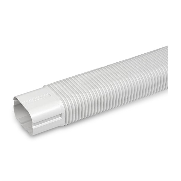 Inaba, SF-100, fleksibelt kanalstykke, L=800 mm, hvid