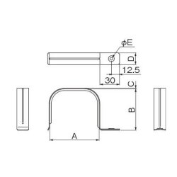 Inaba, SFS-77 bjle til fleksibelt kanalstykke