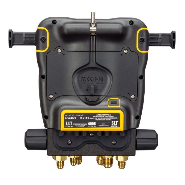 Fieldpiece 4-vejs, tr&aring;dl&oslash;s Manometer-/Vakuummetermanifolds s&aelig;t-Fuld Bluetooth (ATEX)