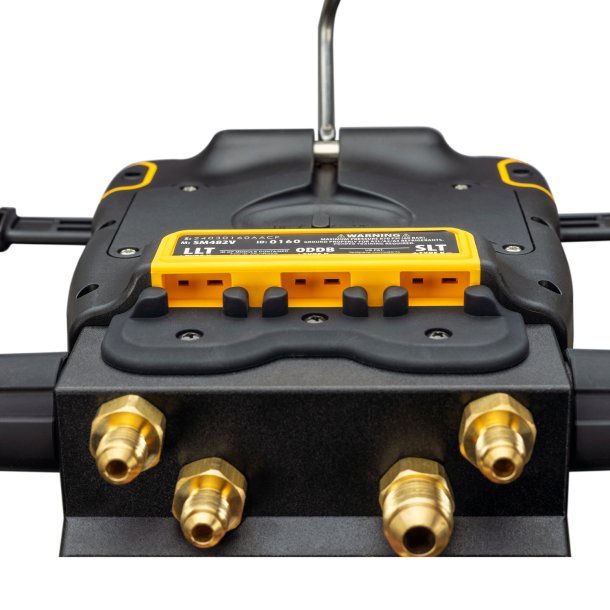 Fieldpiece 4-vejs, tr&aring;dl&oslash;s Manometer-/Vakuummetermanifolds s&aelig;t-Fuld Bluetooth (ATEX)